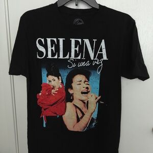 Black Selena Graphic T-Shirt